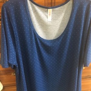 Lularoe polka dot top